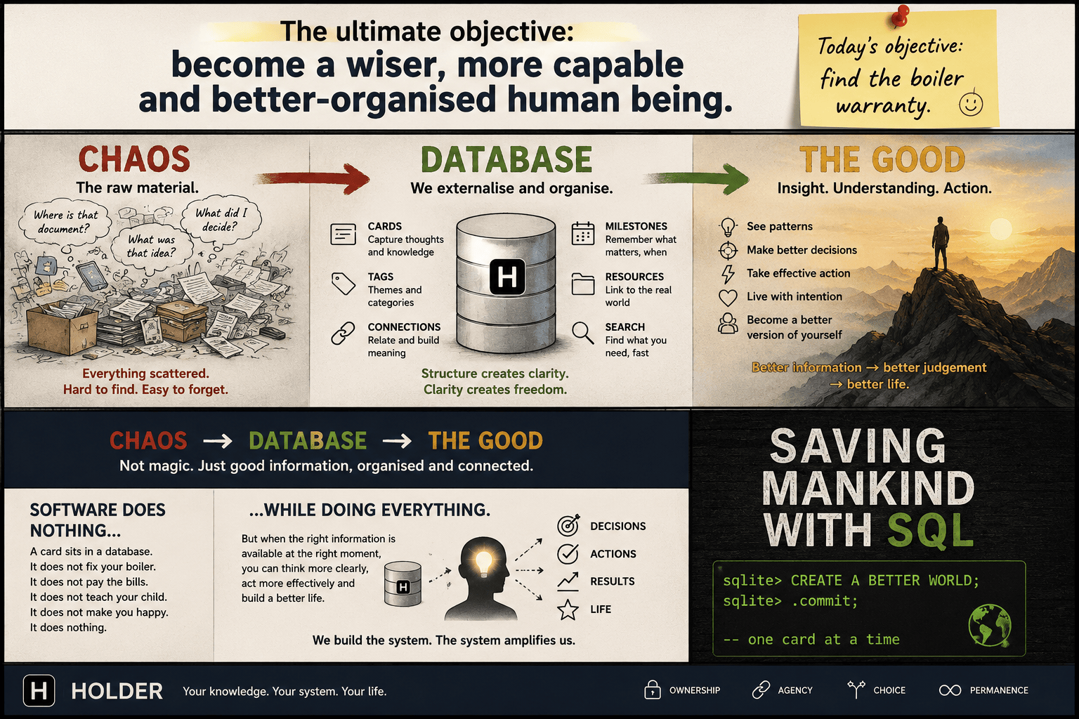 Become wiser, fix the boiler